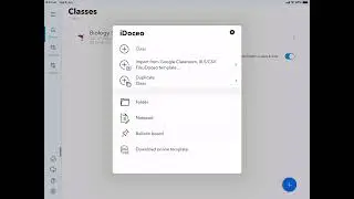iDoceo - Adding a Class