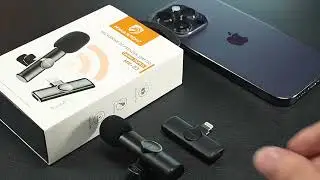 H'Maston MK03 / MK04 Bluetooth Lapel Microphone for iPhone and Android (with Type-C for iPhone iOS)