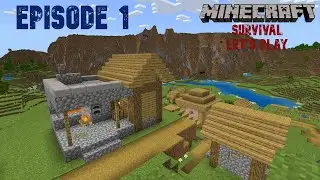Minecraft 1.18 Bedrock Edition Survival Lets Play Episode 1
