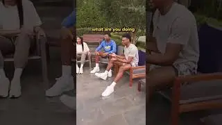 LEBRON JAMES jumps out of pool