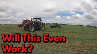 Cutting Winter Rye For Hay!