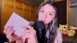 ASMR slow & gentle triggers for you with whisper rambling! 🤍