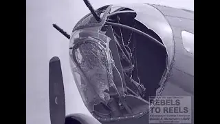 Mission to Villacoublay, France 14 July 1943  Filmed by 8th Air Force Combat Cameraman Dan McGovern.
