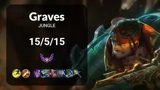 Graves vs Elise JUNGLE - KR MASTER Patch 14.22