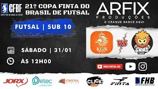 KGB x CAAS | FUTSAL - SUB 10
