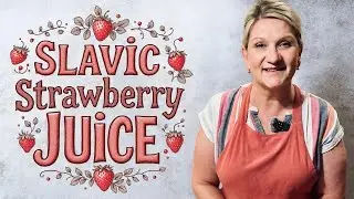 Homemade Strawberry Juice ~ Canning Kompot for Winter