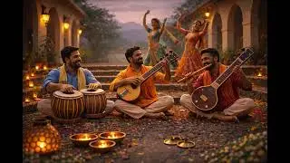 Folk Raga Steps &mdash; लोक राग कदम  Indian Dance Instrumental