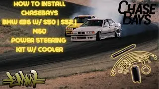 How to Install ChaseBays Power Steering Kit With a Cooler on E36!
