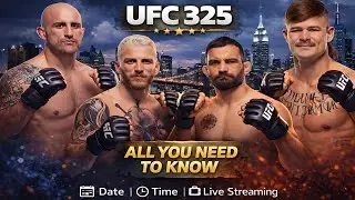 UFC 325 India Time & Streaming Details | Volkanovski vs Diego Lopes Full Fight Card & Prediction
