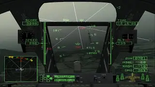 Ace Combat Zero - A-10A Thunderbolt II vs Excalibur (First Person)