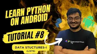 Data Structures - Lists -1 |  Learning Python In Android