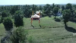 Kampong Trach from Dron