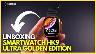 📦✨ Unboxing Smartwatch HK9 Ultra Golden Edition: &iquest;Vale la pena?