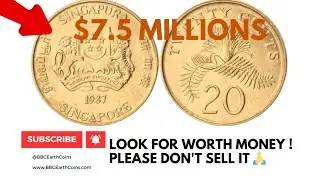 Rare 1987 Singapore 20 Cent Coin: A Millionaire's Collectible - Coins Worth Money?