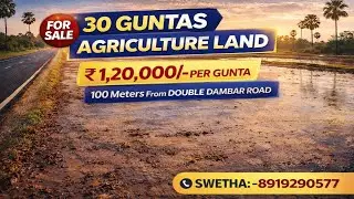 Agriculture Land For Sale || Double BT Road BITS || Excellent  BIT ||  #agriculturelands