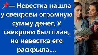 Невестка нашла у свекрови огромную сумму денег, У свекрови был план, но невестка его раскрыла