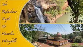 Shri Rudreshwar Temple & Harvalem Waterfalls | Arvalem Falls (4K)