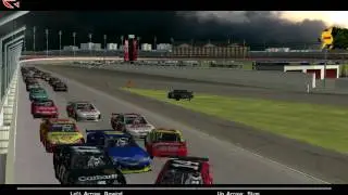 rFactor Spin-out leads to big crash at Jacksonville