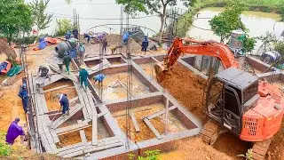 Building New House Design in 2026: From Solid Foundation to Reinforced Concrete Pillars.