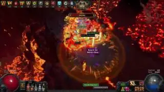 Path of Exile. Breach league. Xoph Breachlord. Ngamahu's flame cyclone berserker