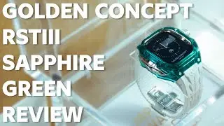 Golden Concept RSTIII Sapphire Green Apple Watch Case Review - All In For Luxury