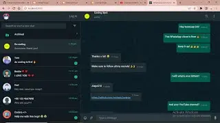 whatsapp web clone with log-in fuctionality using reactjs