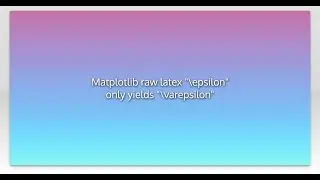 Matplotlib raw latex 