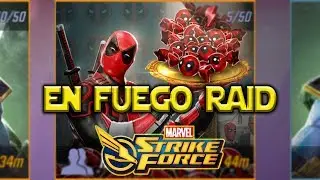 Deadpool Raid! En Fuego Path 1 First 5 - Marvel Strike Force - MSF