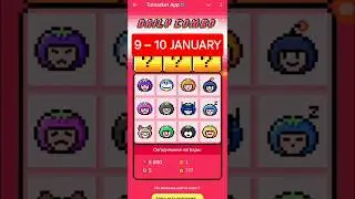 Tomarket Daily Combo 9 &ndash; 10 January | Tomarket Today Combo | #tomarketcombo #crypto