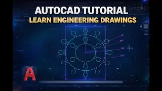 AutoCAD 2D Practice Drawing | Step by Step Tutorial