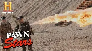 CHUM BURNS UP A HOT FLAMETHROWER DEAL (Season 17) | Pawn Stars