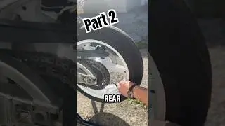 PART 2 Checking pressures 🛞#foryou #motorcycle #motovlog #moto #fypシ゚ #tires #howto
