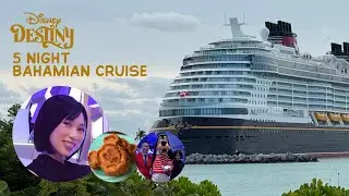 [Walking Tour] Disney Destiny 5-Night Bahamas Cruise | Food, Merch, Learn to Draw, & Horn Tunes