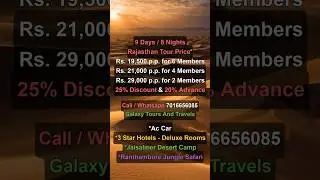 Rajasthan Road Trip Guide | Lakes Palaces Forts Desert Safari Budget Cost Itinerary Travel