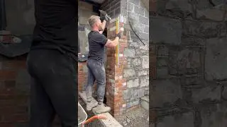 Строительство каменного дома #каменщик #сделайсам #каменнаякладка
