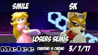 Chairing is Caring 3/7/17 - Smile (Peach) vs. SK (Fox) - SSBM Loser's Semi-Finals