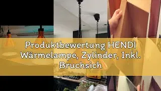 Produktbewertung HENDI W&auml;rmelampe, Zylinder, Inkl. Bruchsicher Infrarotlampe, H&ouml;henverstellbar, zum