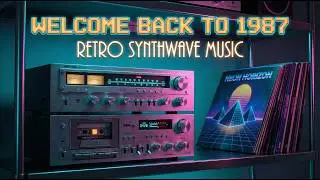 1987 High‑Fidelity | Ultimate 80s Synthwave & Retrowave Playlist for Focus