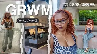 First Day Of Class GRWM☆| college diaries, ootd, chit-chat + more!