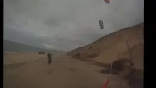Session Fatkite (Fatbike + kite) à la dune du Pyla.