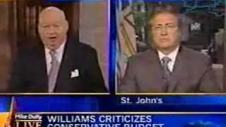 Premier Danny Williams on Mike Duffy Live