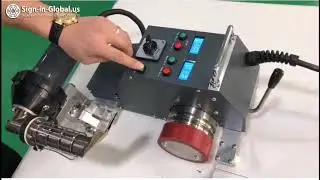 How to Operate JC AC110V High Speed Hot Air Banner Welder with 30mm Welding Width