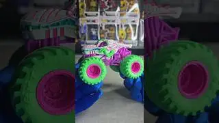 THUNDERROURUS NEON Monster Jam Truck Unboxing! #monsterjam #monstertruck #toys #unboxing #asmr