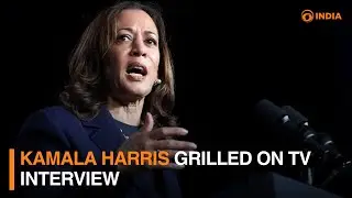 Kamala Harris grilled on TV Interview | DD India
