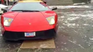 MADNESS!! North Face Rally Supercars@ Younge & Dundas Square (Teaser)