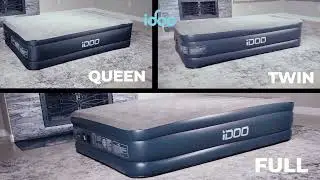 iDOO Top-Rated Fast & Easy Inflatable Bed. (Air Mattress)