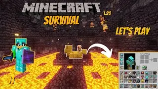 Minecraft 1.20 Давайте поиграем: Набег на бастион для улучшения Незерита &mdash; Приключение по изготовлению брони!