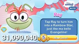 Disney Emoji Blitz - Ray (Level 5) - Princess and the Frog - Gameplay