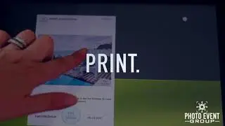 Hashtag Print Station by Photo Event Group + 3 West Productions