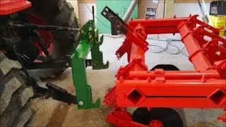 DIY Converting 3 point Tractor implement to quick attach or imatch